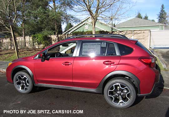 side view venetian red 2015 Subaru Crosstrek