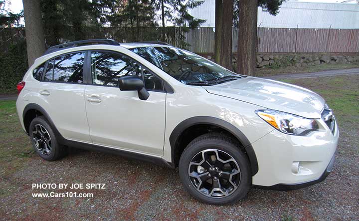 new model for 2015 Crosstrek 2.0i base model, manual transmission only. Desert Khaki color shown