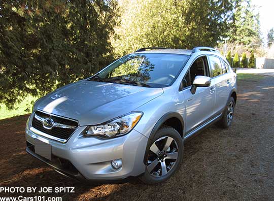 2015 Subaru Crosstrek Hybrid. Ice Silver shown