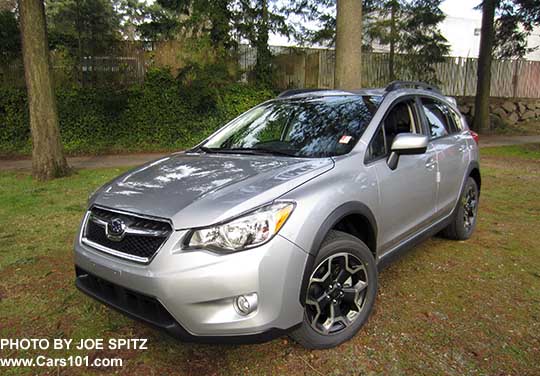 front view 2015 ice silver Subaru Crosstrek