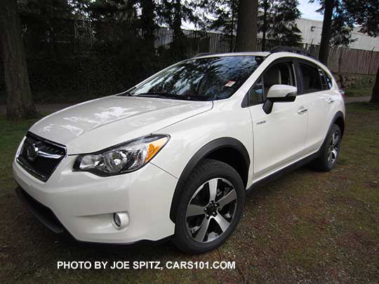 crystal white 2015 Crosstrek Hybrid