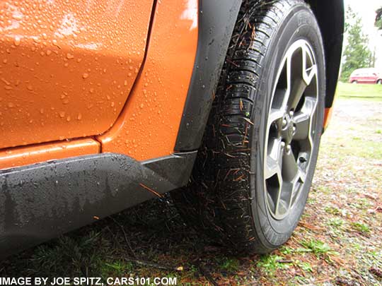 2015 Crosstrek alloy wheel. no optional splash guard