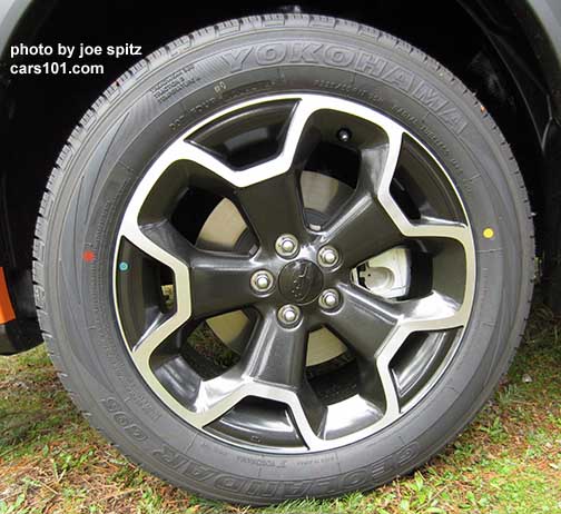 2015 Subaru Crosstrek 2.0 model 17" alloy wheel