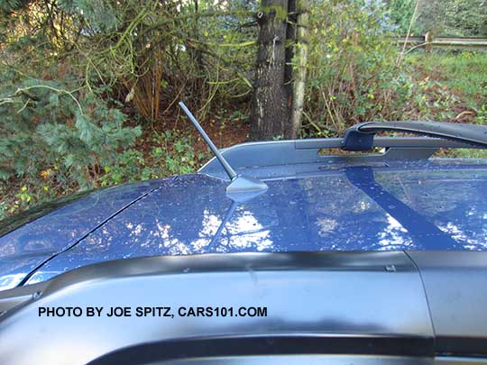 2016 Crosstrek standard mast antenna, on 2.0 base, Premium, and Hybrid models with the 6.2" audio and without Starlink connectivity