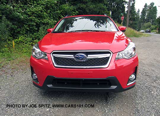 front grill pure red 2016 Subaru Crosstrek Premium Special Edition.  Only 1500 made, available June 2016.