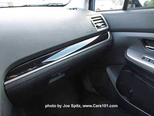 2016 Subaru Crosstrek Limited and Hybrid Touring  glass black dash trim