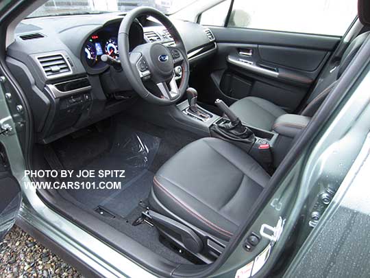2016 Subaru Crosstrek Hybrid Touring black leather interior