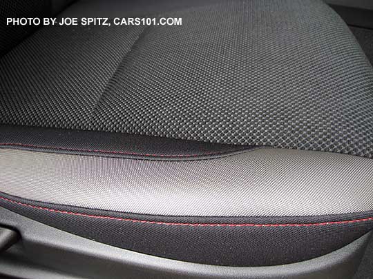 2016 Crosstrek Special Edition black cloth with red stitching