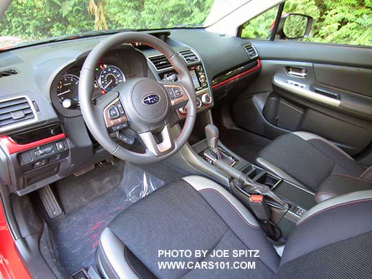 center console of the 2016 Crosstrek Premium Special Edition with retractable cupholder cover