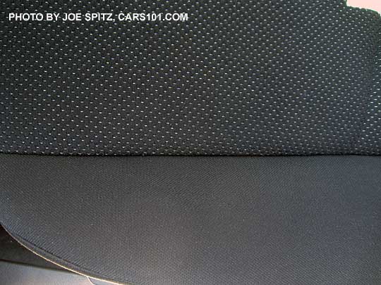 2016 Crosstrek 2.0 base model black cloth interior with black stitching