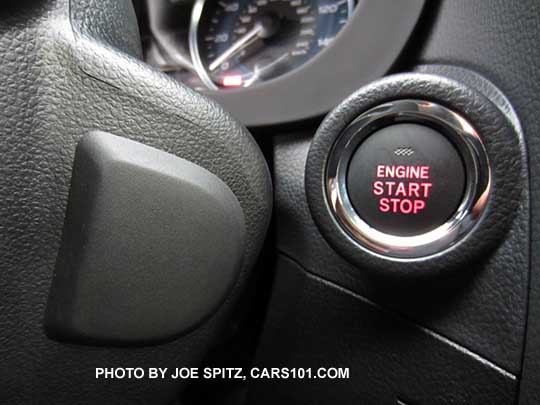 2016 Crosstrek gray pushbutton start