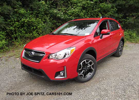 Pure Red 2016 Subaru Crosstrek Premium Special Edition.  Only 1500 made, available June 2016.