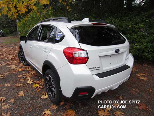 2016 Subaru Crosstrek Premium rear view, crystal white shown