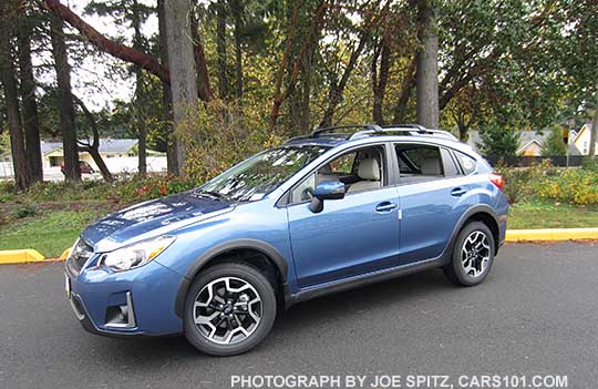 2016 Subaru Crosstrek Limited, Quartz Blue color shown