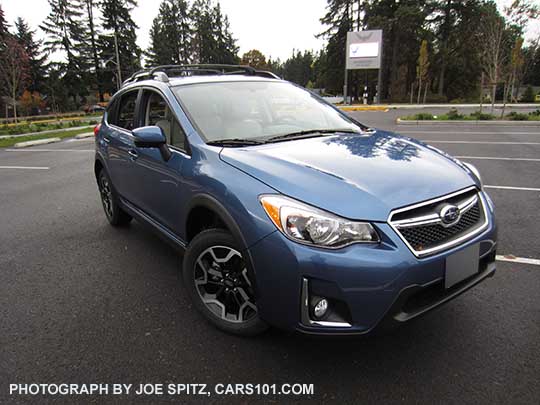 2016 Subaru Crosstrek Limited, Quartz Blue color shown