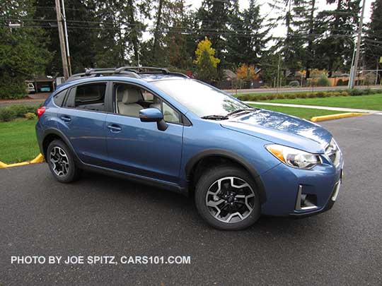 2016 Subaru Crosstrek Limited, Quartz Blue color shown