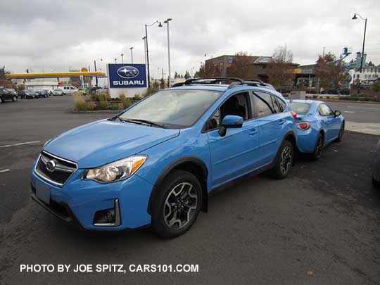 2016 Hyperblue Subaru Crosstrek and BRZ