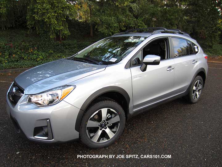 2016 Crosstrek Hybrid, ice silver shown