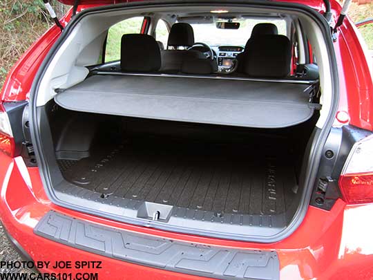 2017 Subaru Crosstrek cargo area with cargo cover