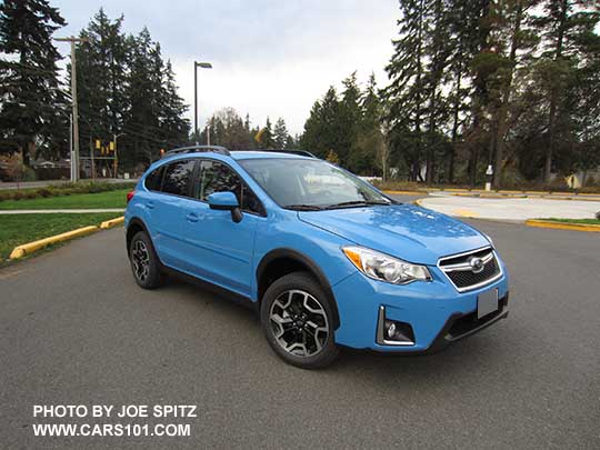 2017 Crosstrek Premium, hyperblue color shown