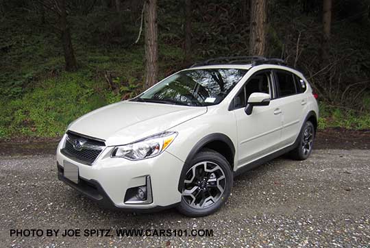 2017 Subaru Crosstrek, khaki colored, optional body side moldings