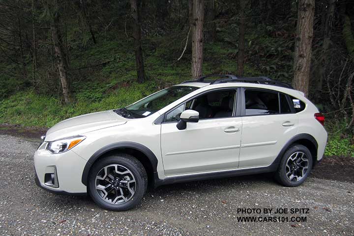 2017 Subaru Crosstrek, khaki colored, optional body side moldings