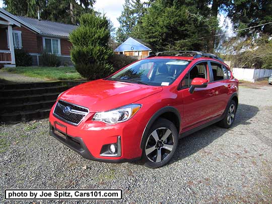 2017 Subaru Crosstrek Premium Special Edition, pure red color