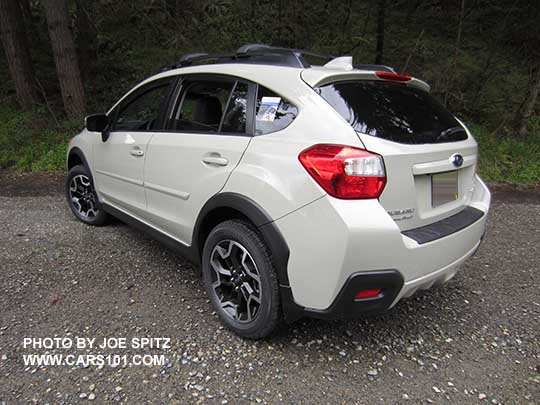 2017 Subaru Crosstrek, khaki colored, optional body side moldings