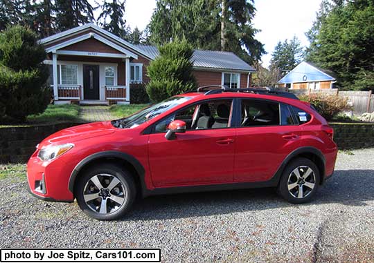 2017 Subaru Crosstrek Premium Special Edition, pure red color