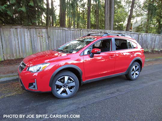 2017 Subaru Crosstrek Premium Special Edition, pure red color