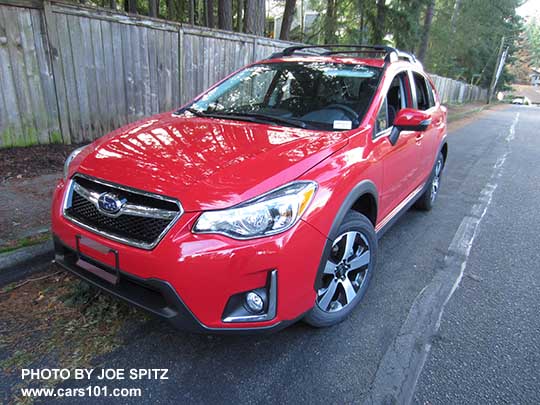 2017 Subaru Crosstrek Premium Special Edition, pure red color