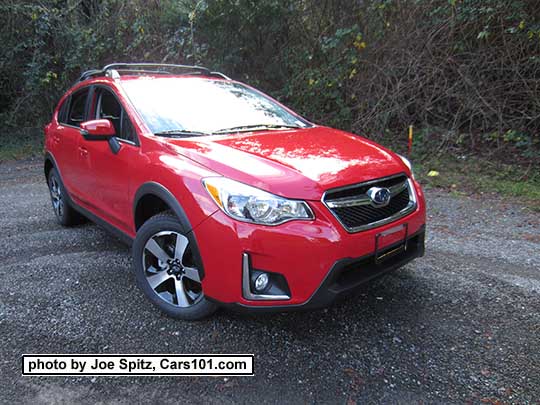 2017 Subaru Crosstrek Premium Special Edition, pure red color