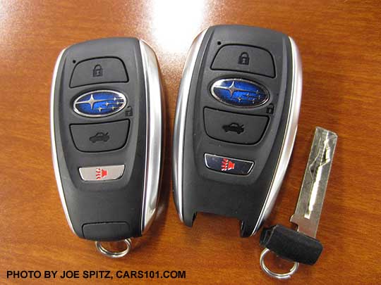 2017 Crosstrek Limited optional pushbutton start, keyless access key fobs