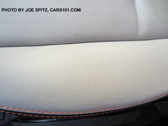 2017 Subaru Crosstrek Limited warm ivory leather, ivory stitching