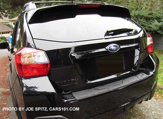 Crystal black 2017 Subaru Crosstrek Premium Special Edition with black logos