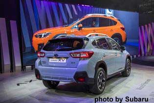 2018 Subaru EU spec XV Crosstreks at the Genava Auto Show March 2017