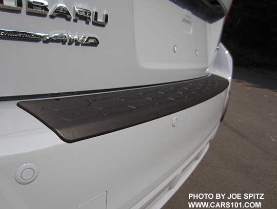 2018 Subaru Crosstrek optional rear bumper cover. Cool gray khaki color shown.