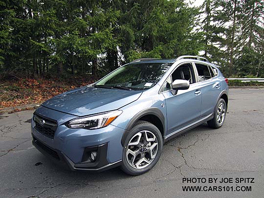 2018 Subaru Crosstrek Limited 50th Anniversary Edition. Only 1,050 made,  all are Heritage Blue, black leather interior, gray alloy wheels
