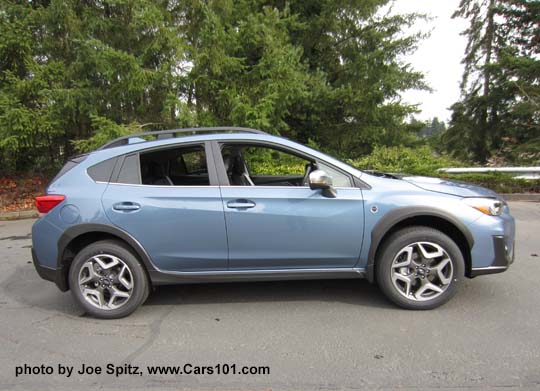 2018 Subaru Crosstrek Limited 50th Anniversary Edition. Only 1,050 made,  all are Heritage Blue, black leather interior. 18" gray machine finished alloys.