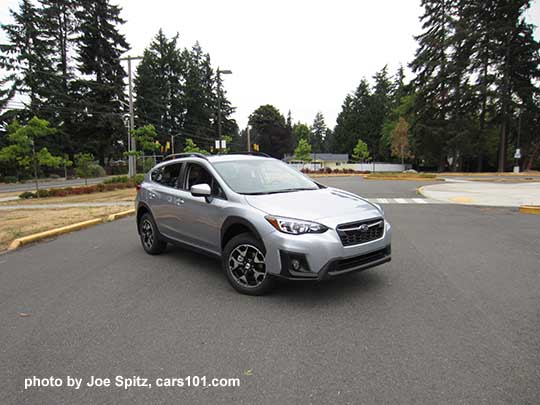 2018 Subaru Crosstrek Premium, ice silver color