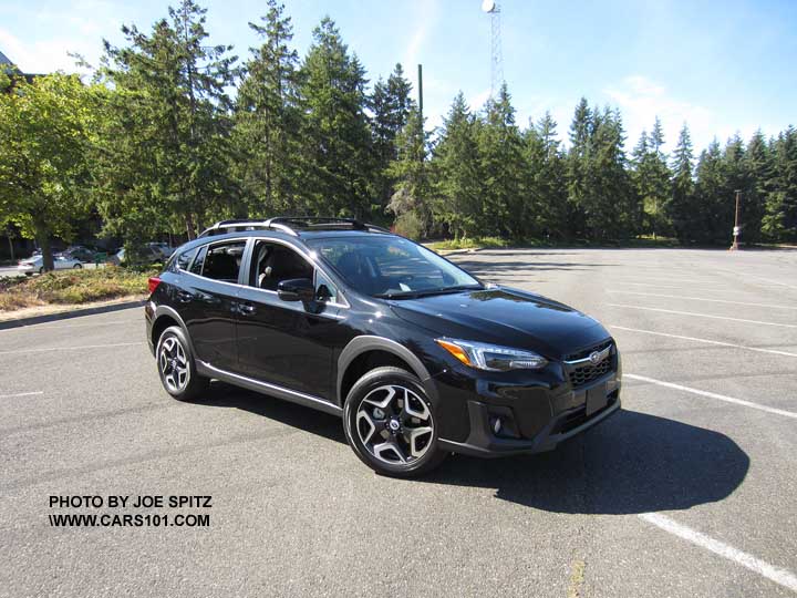 2018 Subaru Crosstrek Limited, crystal black silica color