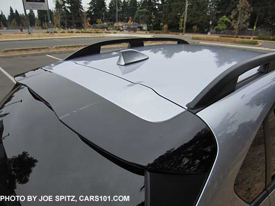 2018 subaru Crosstrek standard black rear spoiler