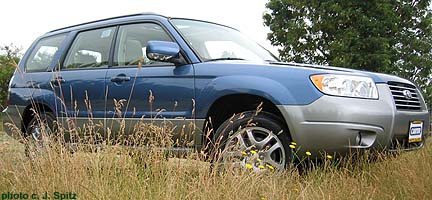 2007 Subaru Forester LL Bean, Newport Blue with Urban Gray trim