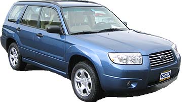 2007 Forester X, newport blue