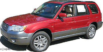 2007 Forester LL Bean, garnet red