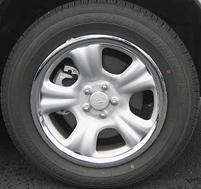 X model stamped steel wheel