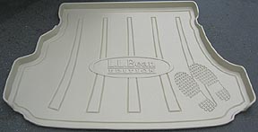 new cargo tray for 08 LL Bean with embossed footprints and logo