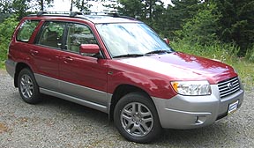 2008 LL Bean, garnet red with gray trim