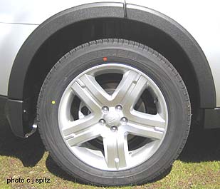 optional wheel arch moldings