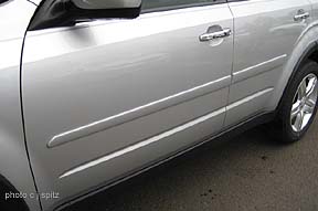 optional body side moldings